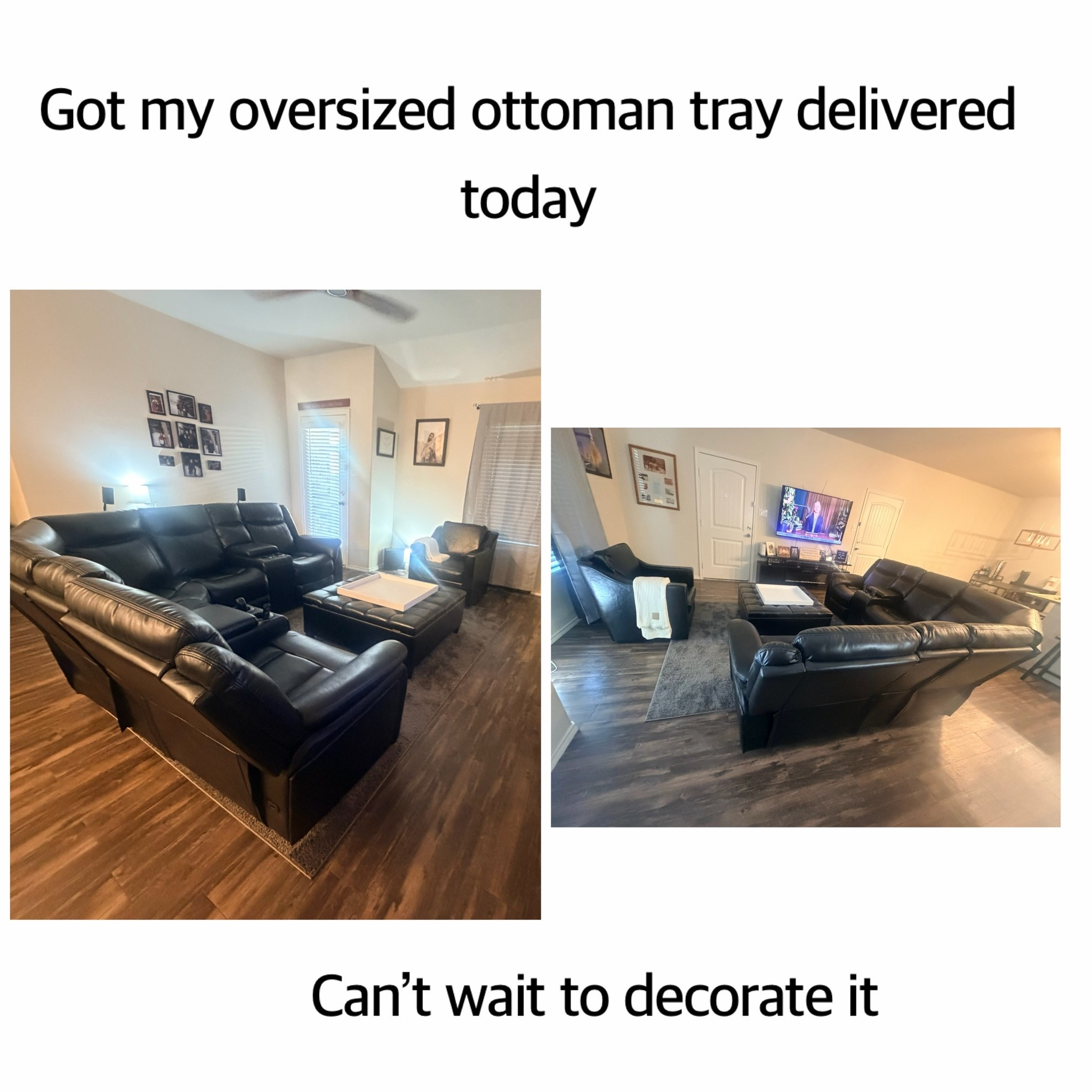 Ottoman Tray delivered today @amazon #amazonpartner

#LTKSaleAlert #LTKHome