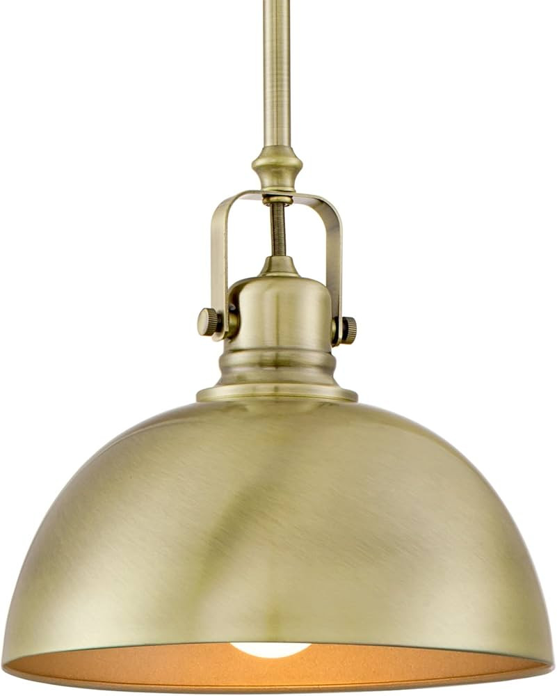 Kira Home Belle 9" Contemporary Industrial Pendant Light, Adjustable Length + Shade Swivel Joint,... | Amazon (US)