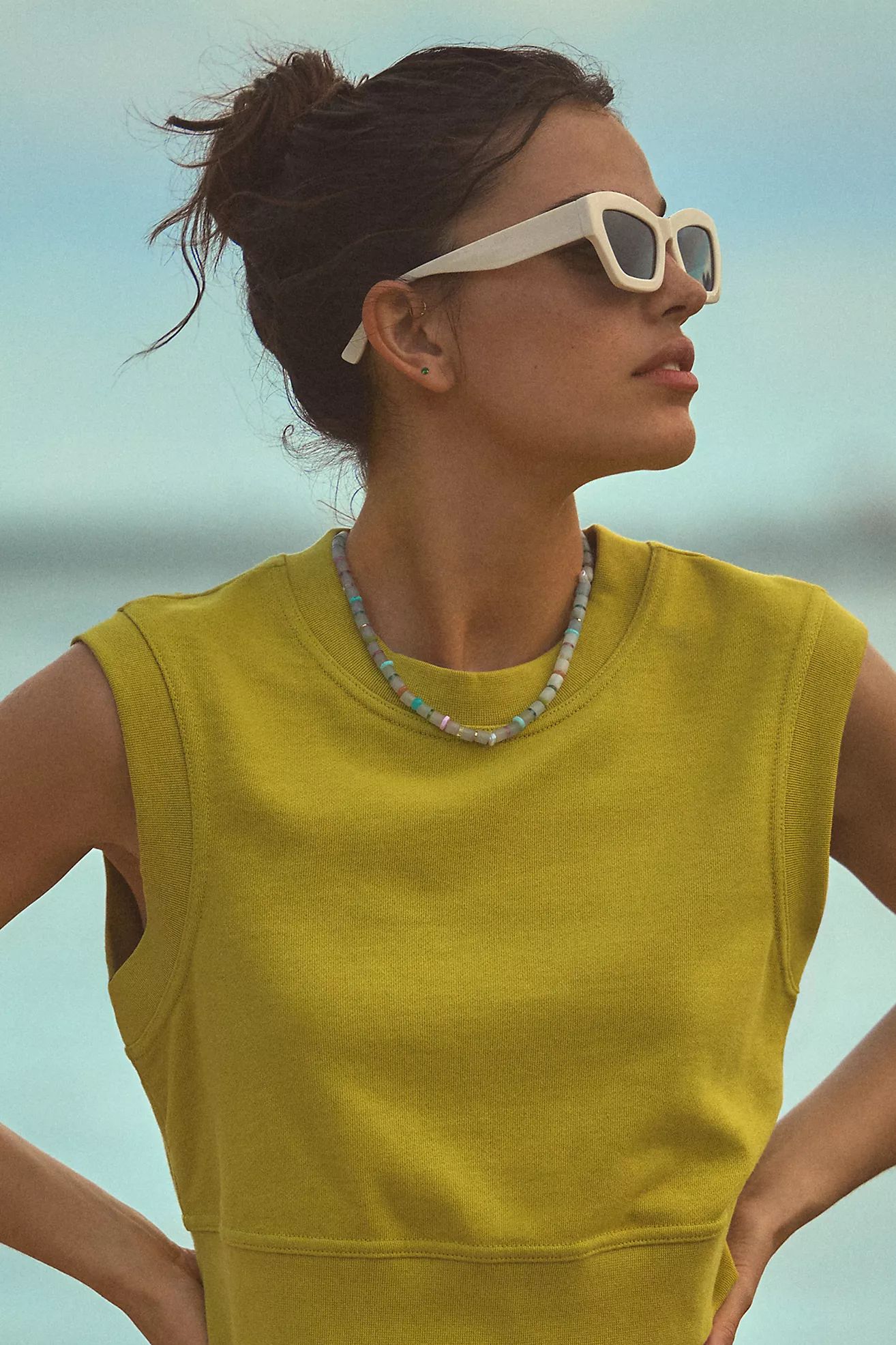 Blocked Cat-Eye Sunglasses | Anthropologie (US)