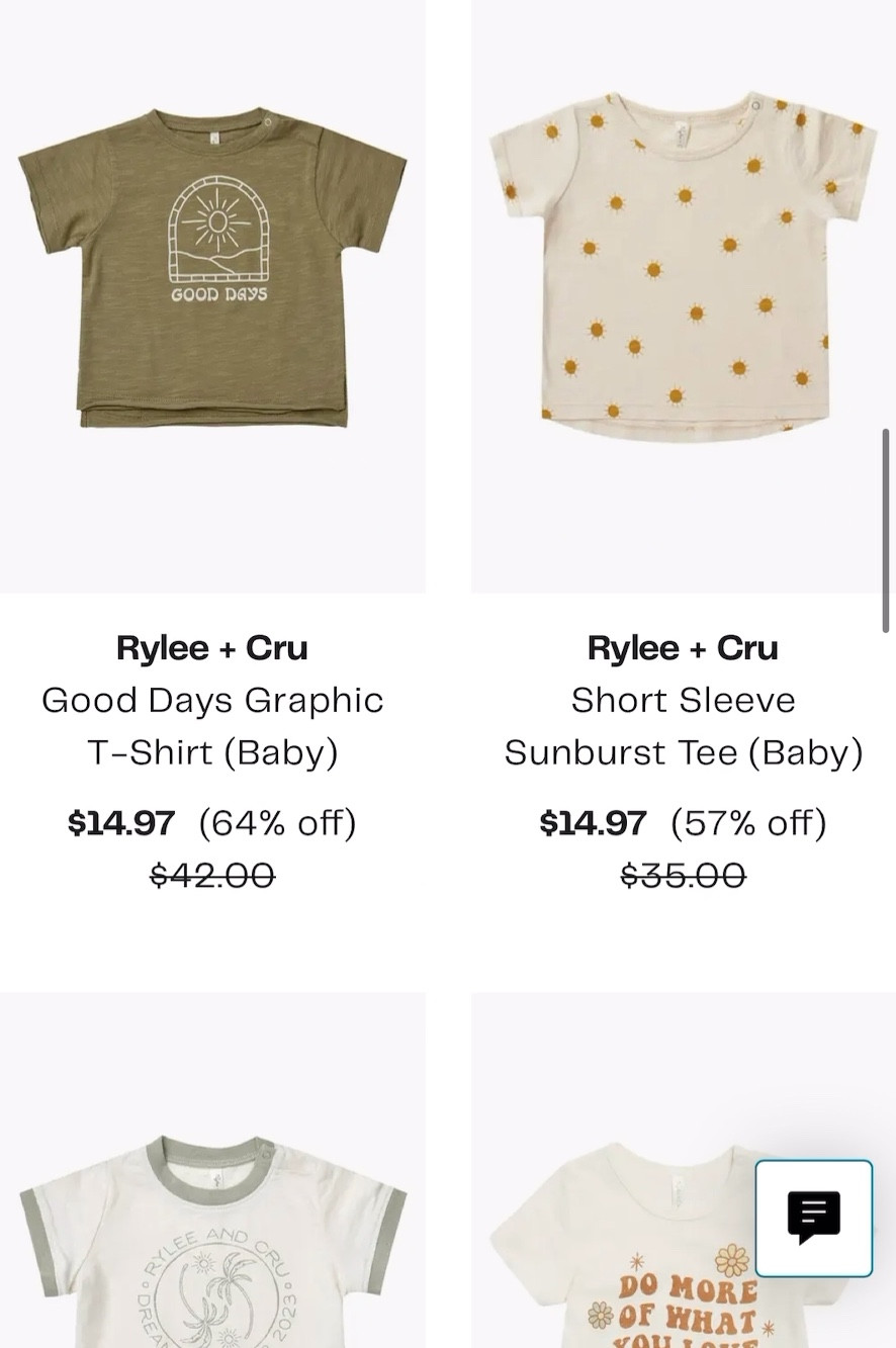 Did you know you can shop rylee + cru for 64% off at Nordstrom Rack? 🤗 linking my favorites! 

Baby boy summer clothes, baby girl summer clothes, baby clothes sale 

#LTKkids #LTKbaby #LTKsalealert
