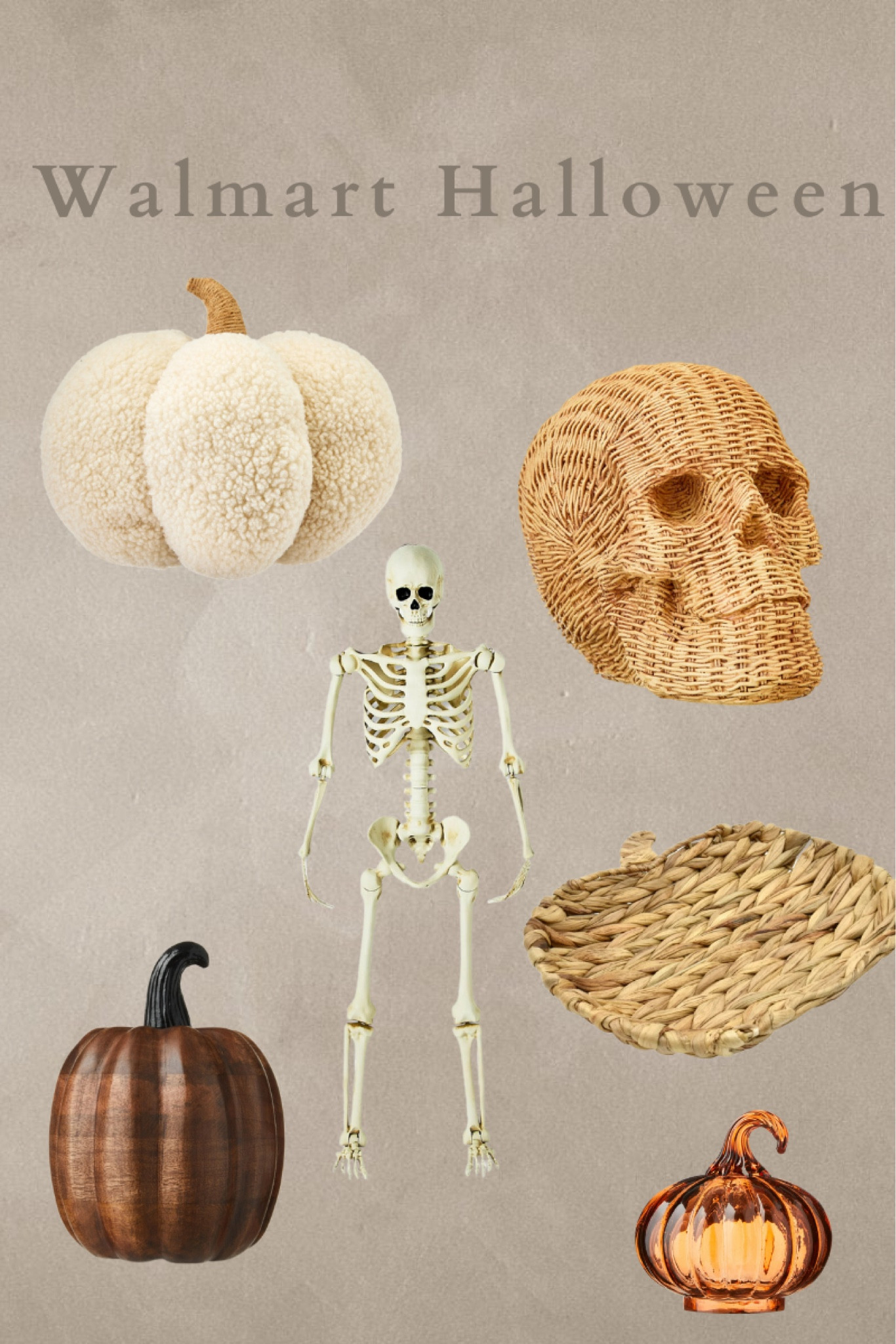 Neutral Halloween Decor from Walmart 
