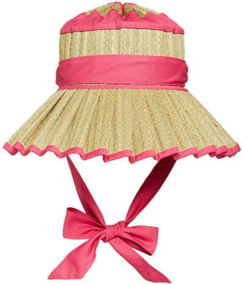 Women's Lorna Murray Hat Straw Reversible Pleated Sun Hat, Wide Brim Foldable Casual Outdoor Beac... | Amazon (US)