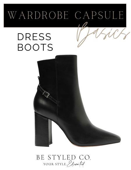 Capsule wardrobe - dressy boots - booties - heeled boots 

#LTKFind #LTKworkwear #LTKshoecrush