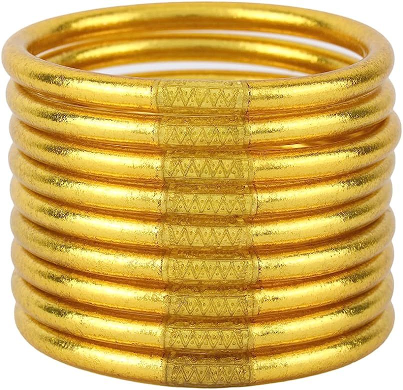 Gold All Weather Bangles (AWB) - Serenity Prayer | Amazon (US)