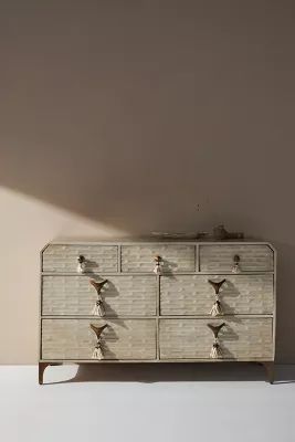 Zagora Tasseled Seven-Drawer Dresser | Anthropologie (US)