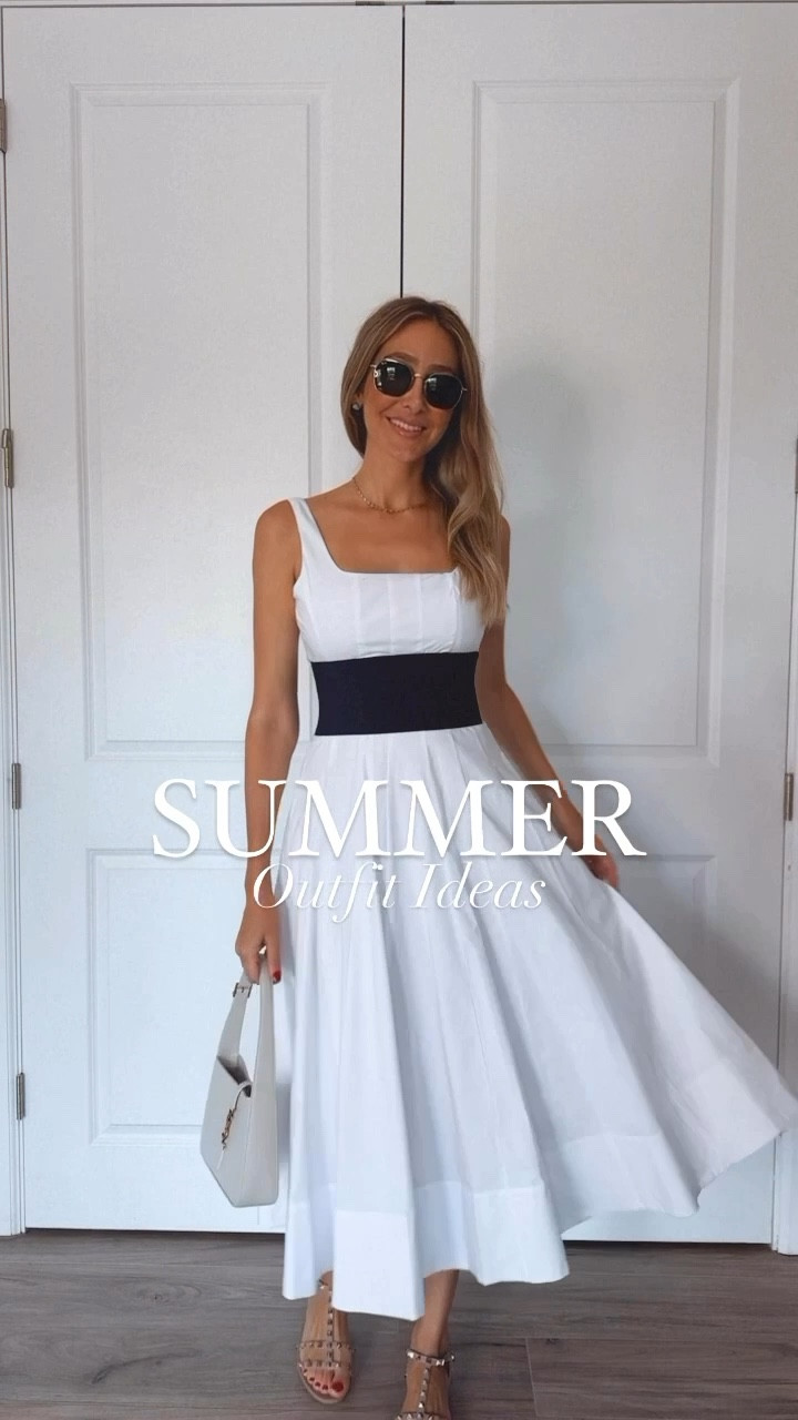 Summer Vacation outfit Ideas from @saks that I am loving! #SaksPartner
.
I love these dresses for a chic summer outfit Idea and the yellow set is such a summer staple, everything is so flattering and beautiful! I am wearing a size small/ 2.  Which is your favorite?
.
 #Saks 

#LTKOver40 #LTKSeasonal #LTKStyleTip