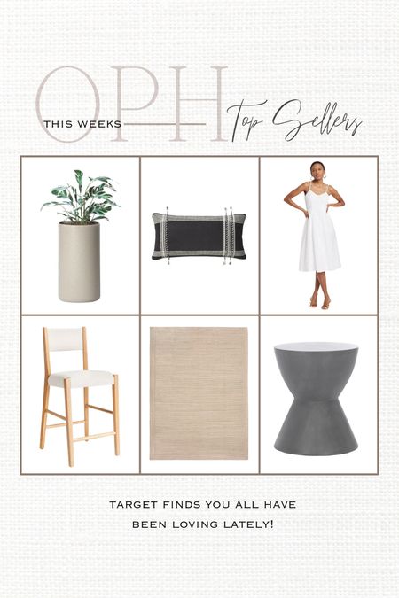 Top selling Target finds this week! 

Neutral outdoor area rug, natural rug, patio decor, tall  planter pot, outdoor end table, patio accent table, outdoor side table, upholstered counter stools, barstools, kitchen seating, dining chairs, outdoor lumbar pillows, patio throw pillow, white sundress, summer fashion, summer home, summer dress, midi dress

#LTKHome #LTKSeasonal #LTKStyleTip