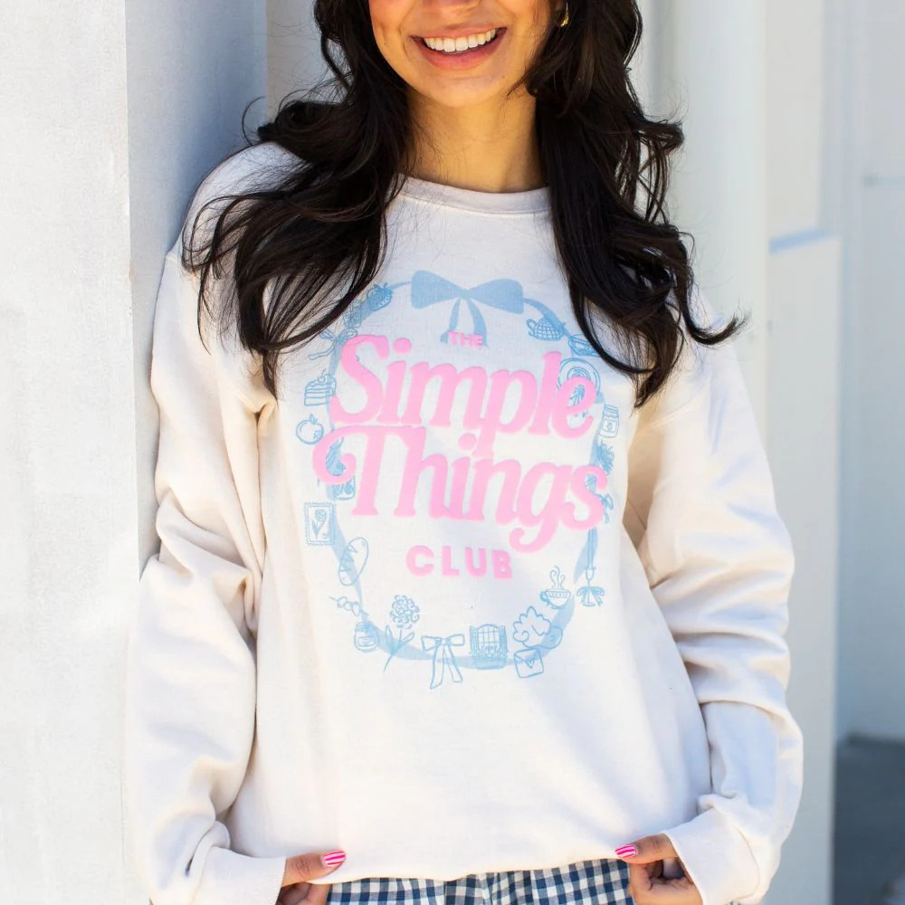 PUFF 'The Simple Things Club' Crewneck Sweatshirt | United Monograms