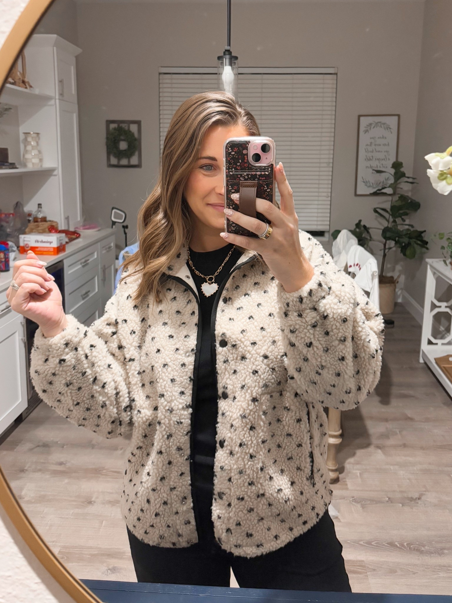 This Sherpa jacket is soooo cozy! @amazon win! TTS- medium 

Size up for extra room 

#LTKMidsize #LTKdayinmylife #LTKootd