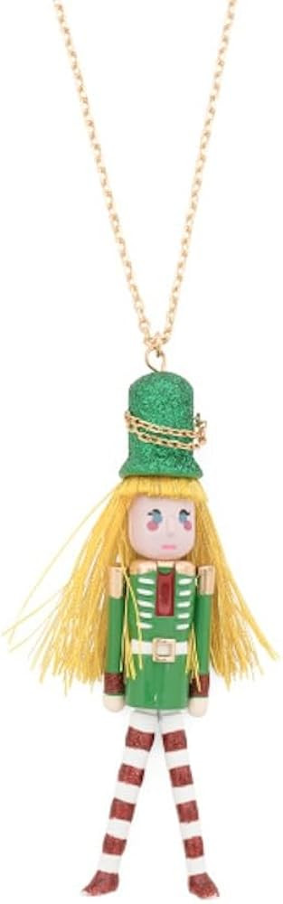 Betsey Johnson Nutcracker Pendant Necklace | Amazon (US)