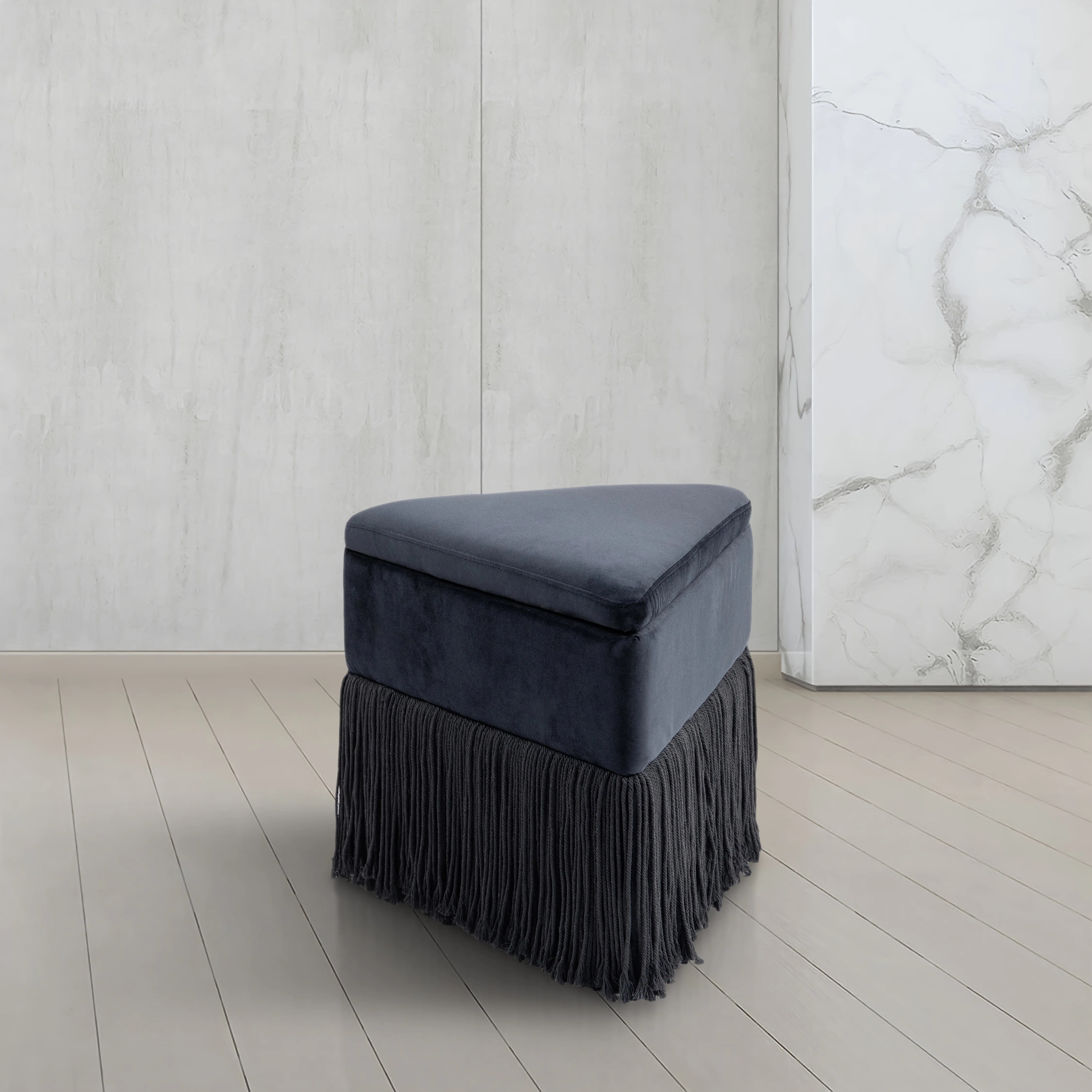 House of Hampton® Keyia Velvet Ottoman / Stool & Reviews | Wayfair | Wayfair North America