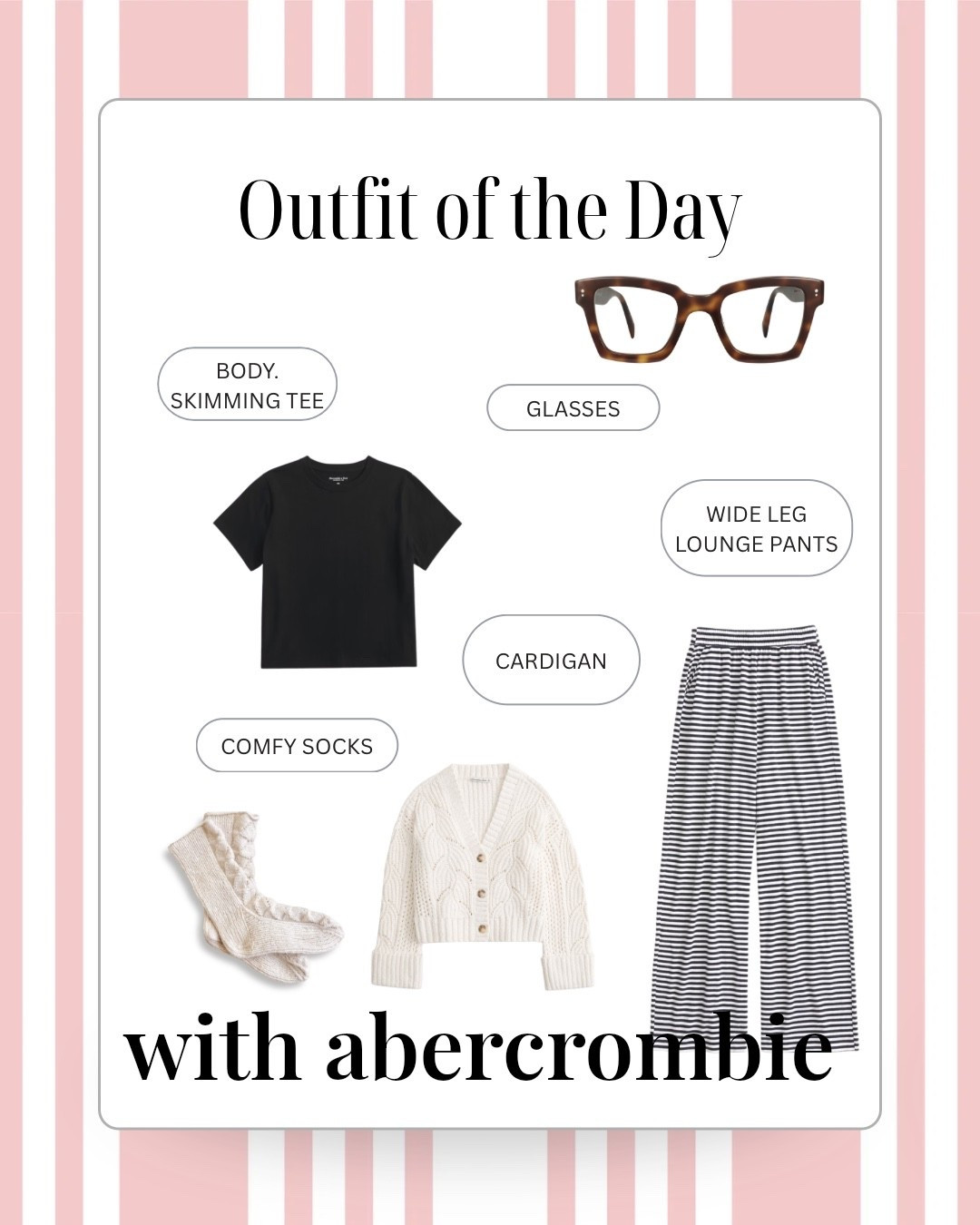 Today’s Outfit of the Day is proof that comfort and style can absolutely coexist.

A body-skimming tee, soft cardigan, wide-leg lounge pants, cozy socks, and blue-light glasses for those long laptop hours.

Basically the uniform for working from home but still wanting to feel put together.

Shop the look on my LTK.


#LTKmomlife #LTKgrwm #LTKootd