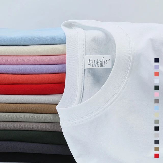 T-shirt extragrande para homens e mulheres, 100 algodão, gola O, camisa lisa básica, manga curt... | Aliexpress BR (BR)