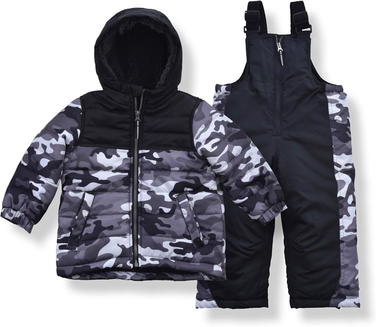 Arctic Quest Infant & Toddler Boys Ski Jacket and Snowbib Snowsuit Set | Amazon (US)