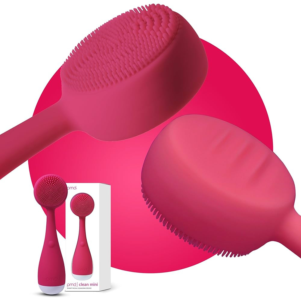 PMD Clean Mini - Smart Facial Cleansing Device with Silicone Brush & Anti-Aging Massager - Waterp... | Amazon (US)