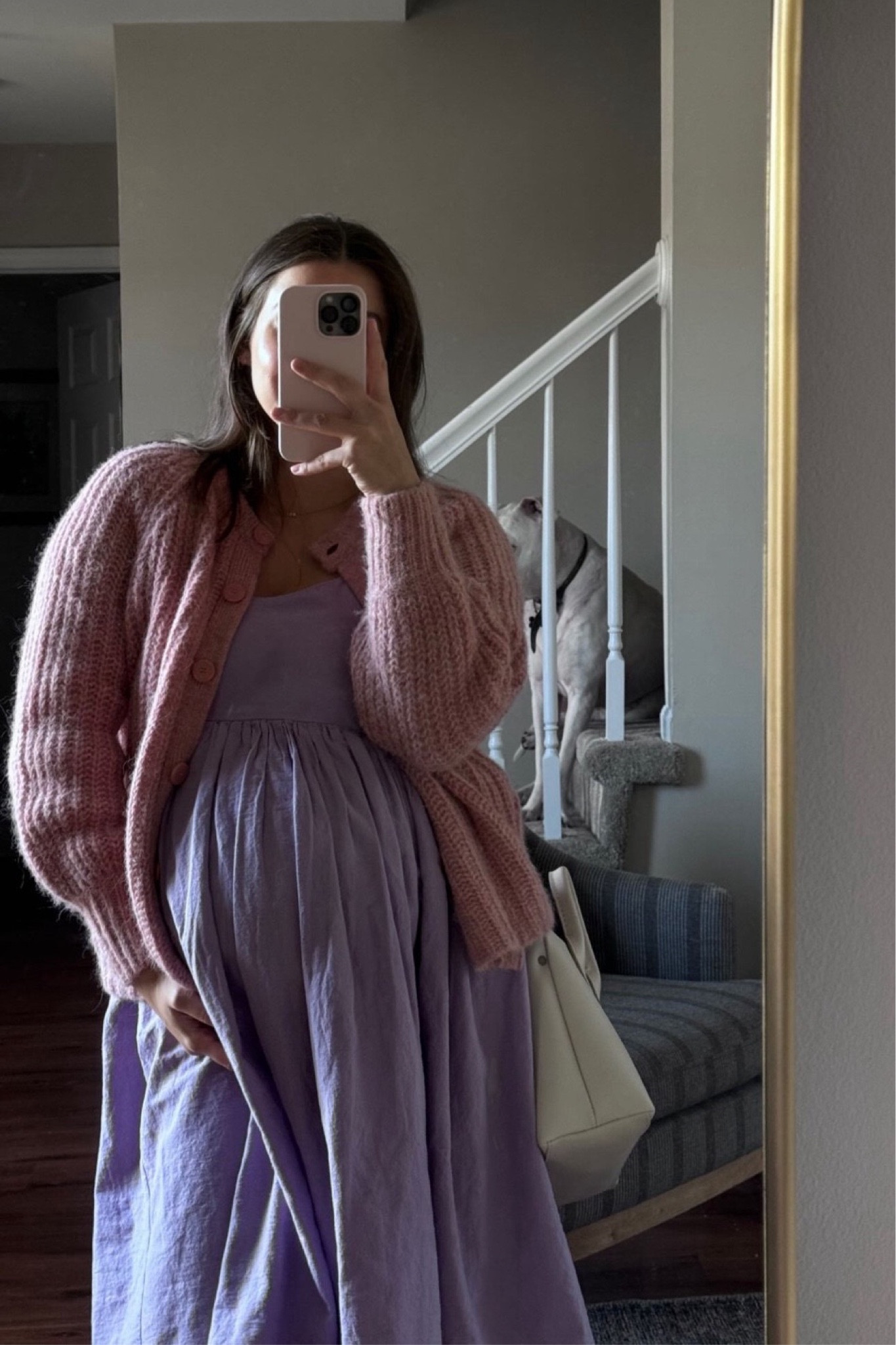 OOTD - Purple dress - bump friendly dress - spring outfit - modest fashion 

#LTKSeasonal #LTKbump