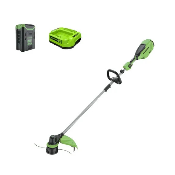 Greenworks 60V 16” Front Mount String Trimmer + 2.5Ah Battery & 3A Charger 2134302 | Walmart (US)