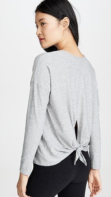 Draw The Line Tie Back Pullover | Shopbop