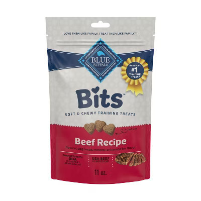 Blue Buffalo Bits Natural Soft-Moist Training Dog Treats with Beef Recipe - 11oz | Target