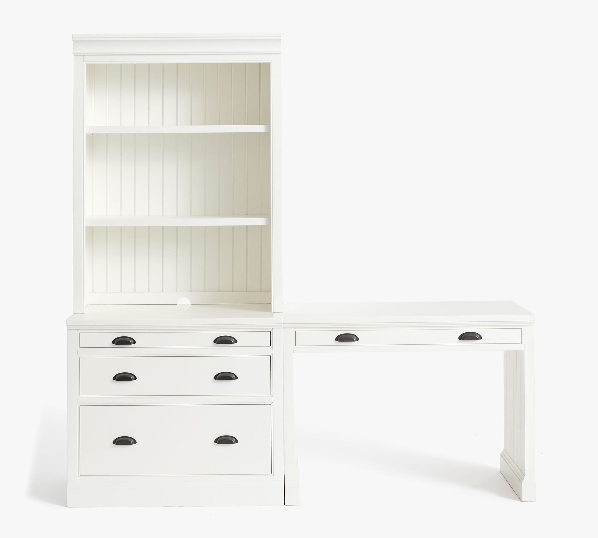 Aubrey Writing Desk with File Cabinet (78") | Pottery Barn (US)