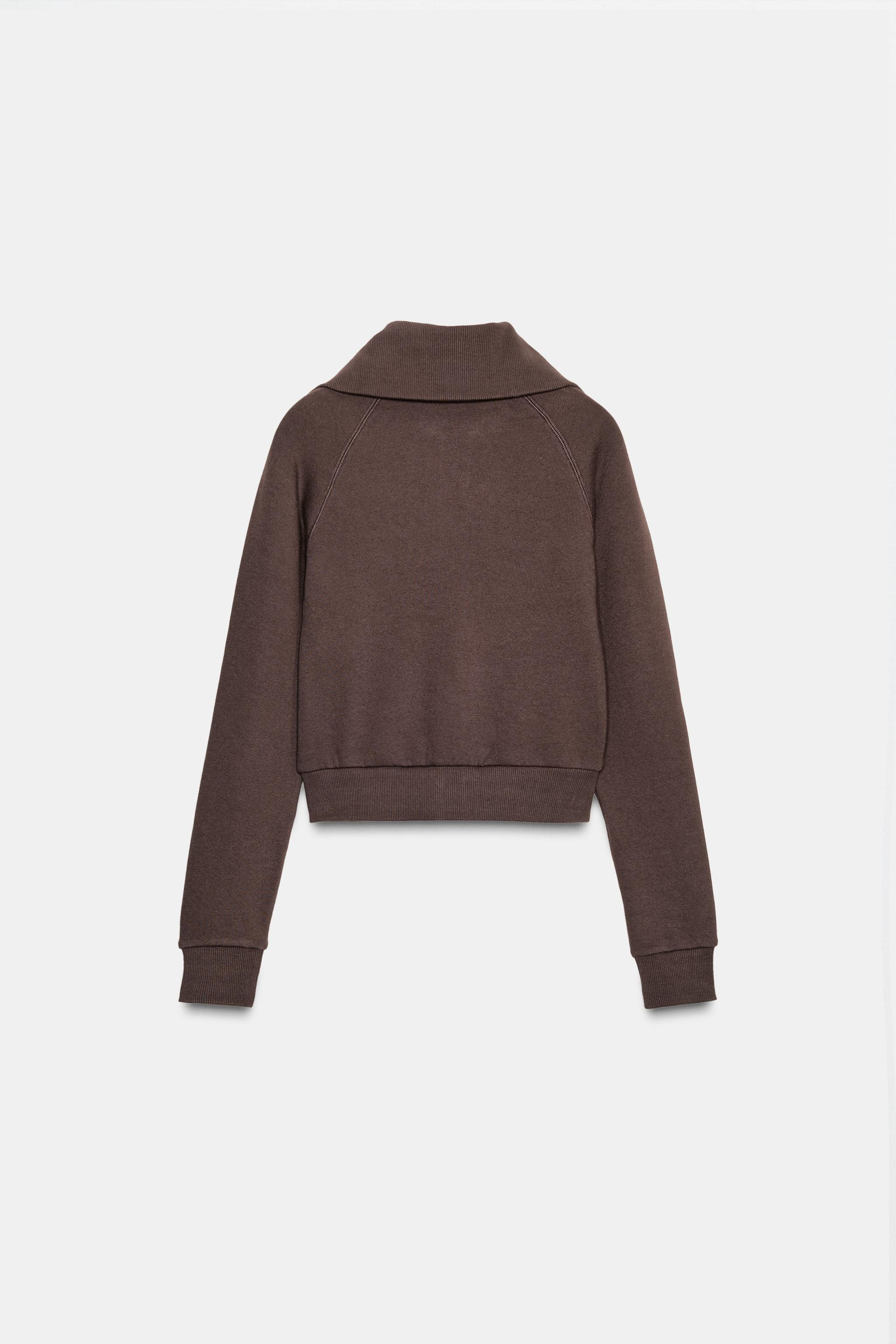 SWEATSHIRT MIT REISSVERSCHLUSS | Zara DE