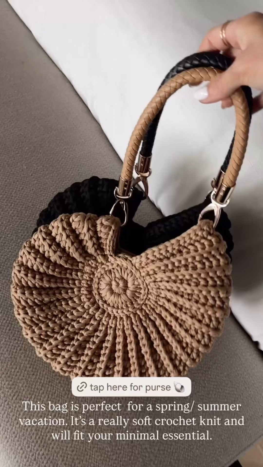 This bag is perfect for a spring/ summer vacation☀️ It’s a really soft crochet knit and will fit your minimal essentials!

#LTKBeauty #LTKTravel #LTKootd