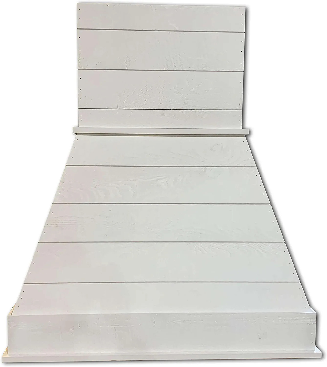 36" Castlewood Rustic Shiplap Chimney Range Hood - Farmhouse White (42-1/2" H | 37" W | 20-3/8" D... | Amazon (US)