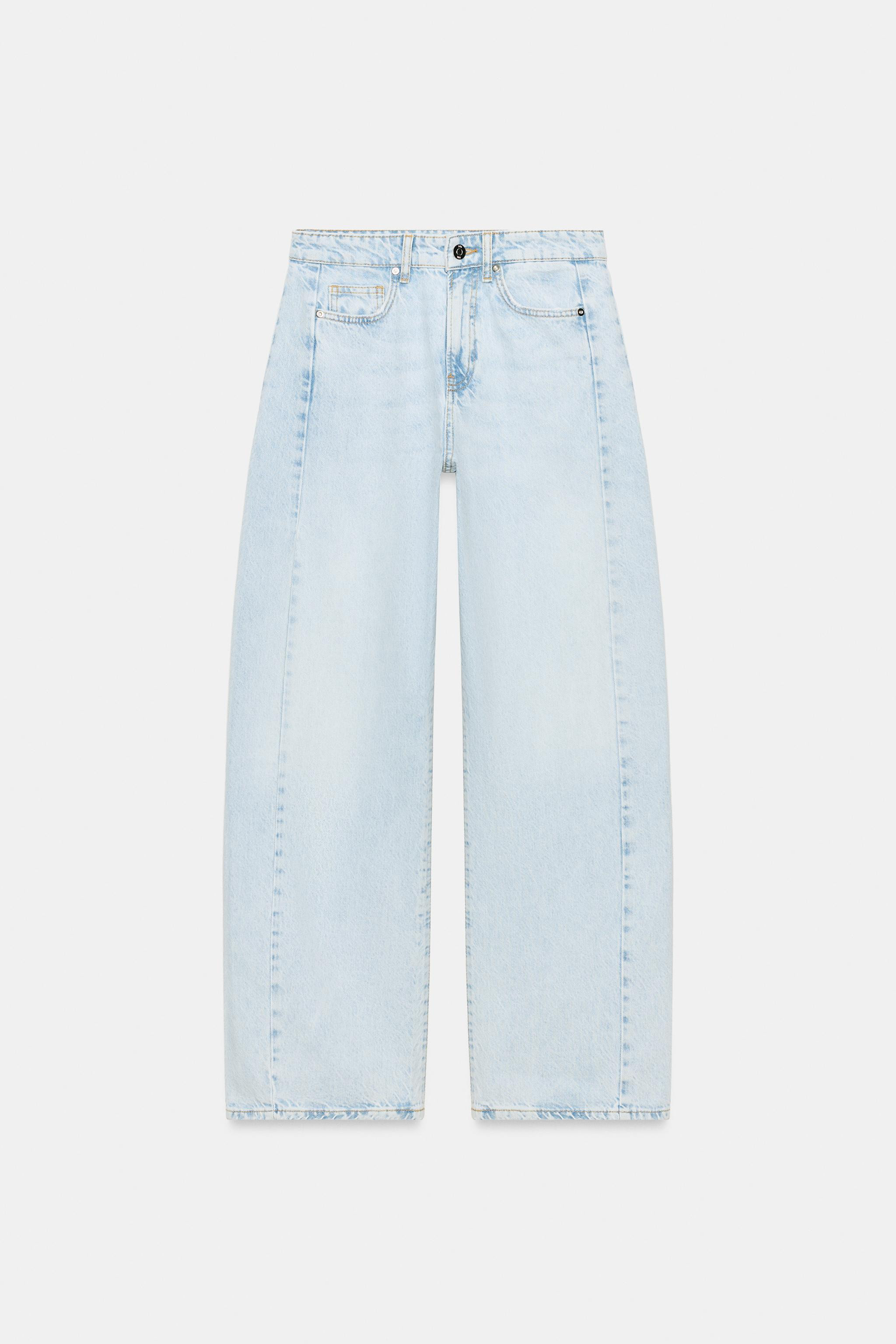 Z1975 HIGH RISE BARREL JEANS | Zara US
