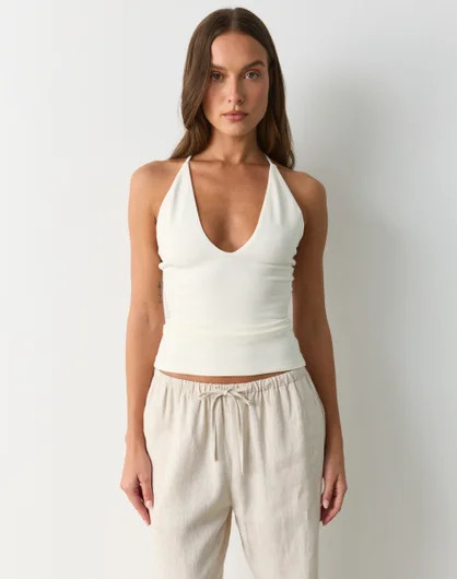 V Neck T-Back Top | Glassons (Australia)