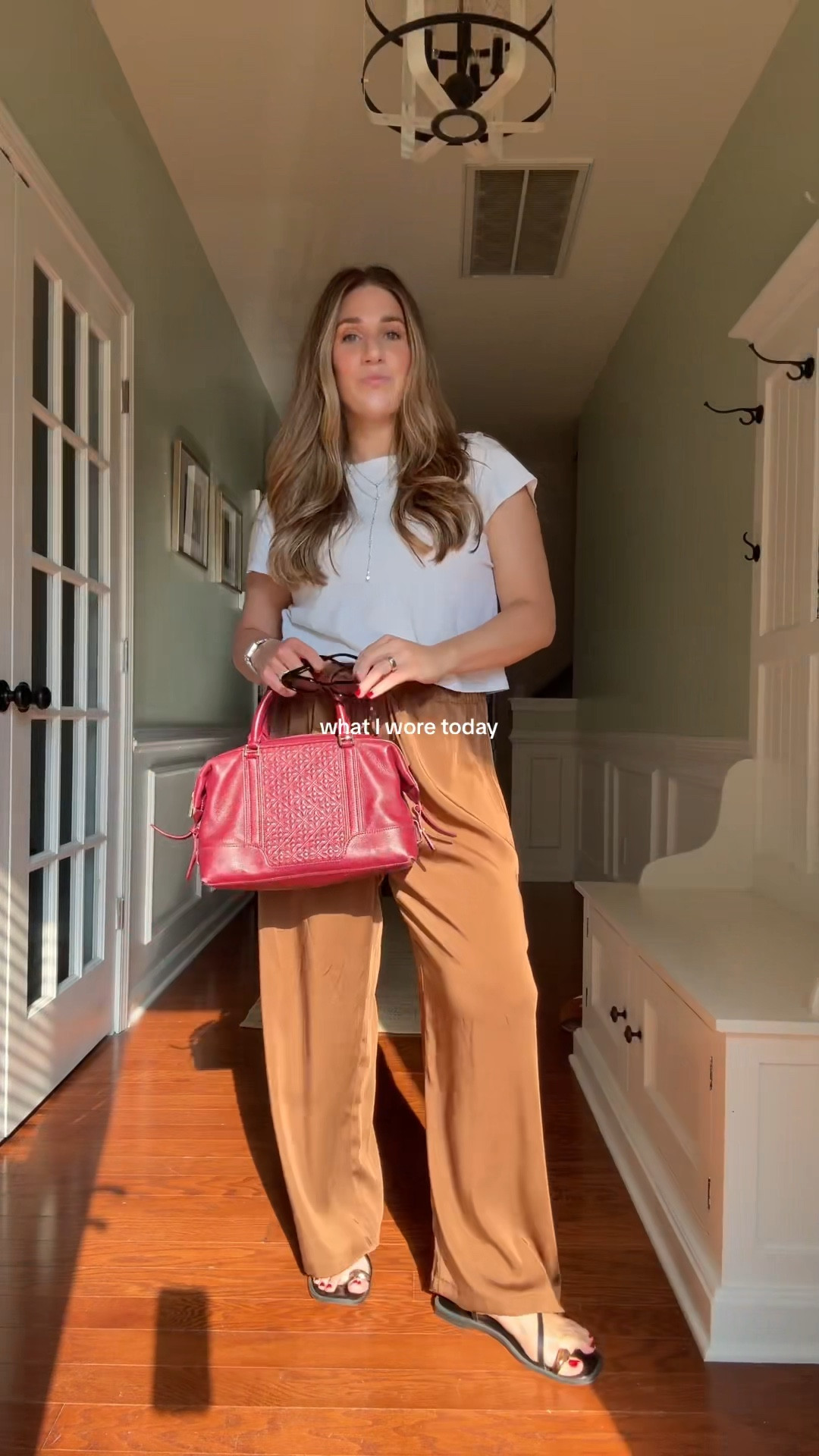 What I wore today for dinner with the gals! 

Bag is at least 10 years old from Tory Burch - so glad I kept it! Linked close finds from this season. 

#outfitinspo #falloutfit #transitionaloutfit 

#LTKMidsize