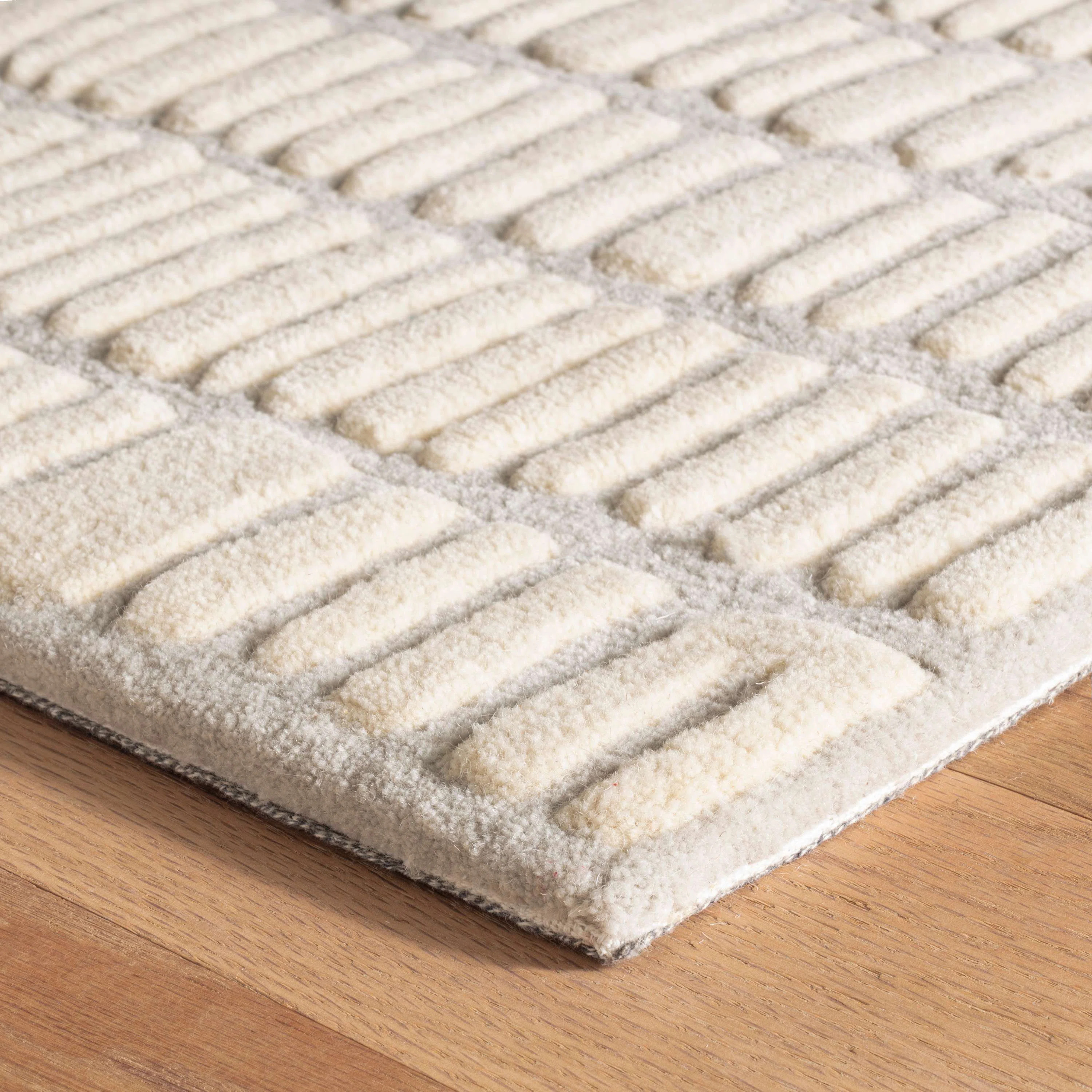 Roark Ivory Hand Tufted Wool Rug | Wayfair North America
