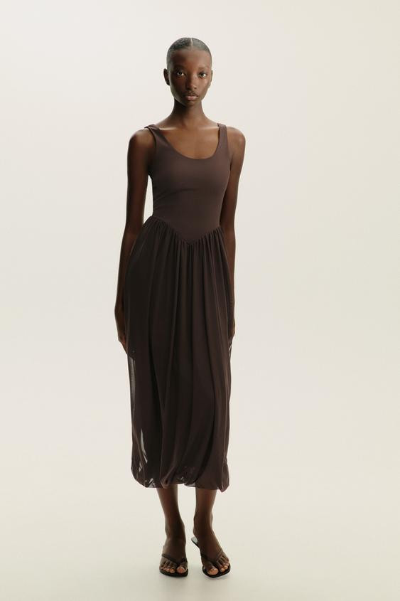 COMBINATION TULLE DRESS | Zara US