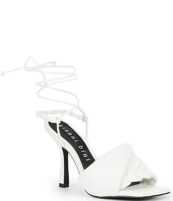 Dekota Twisted Band Braided Ankle Wrap Leather Sandals | Dillard's