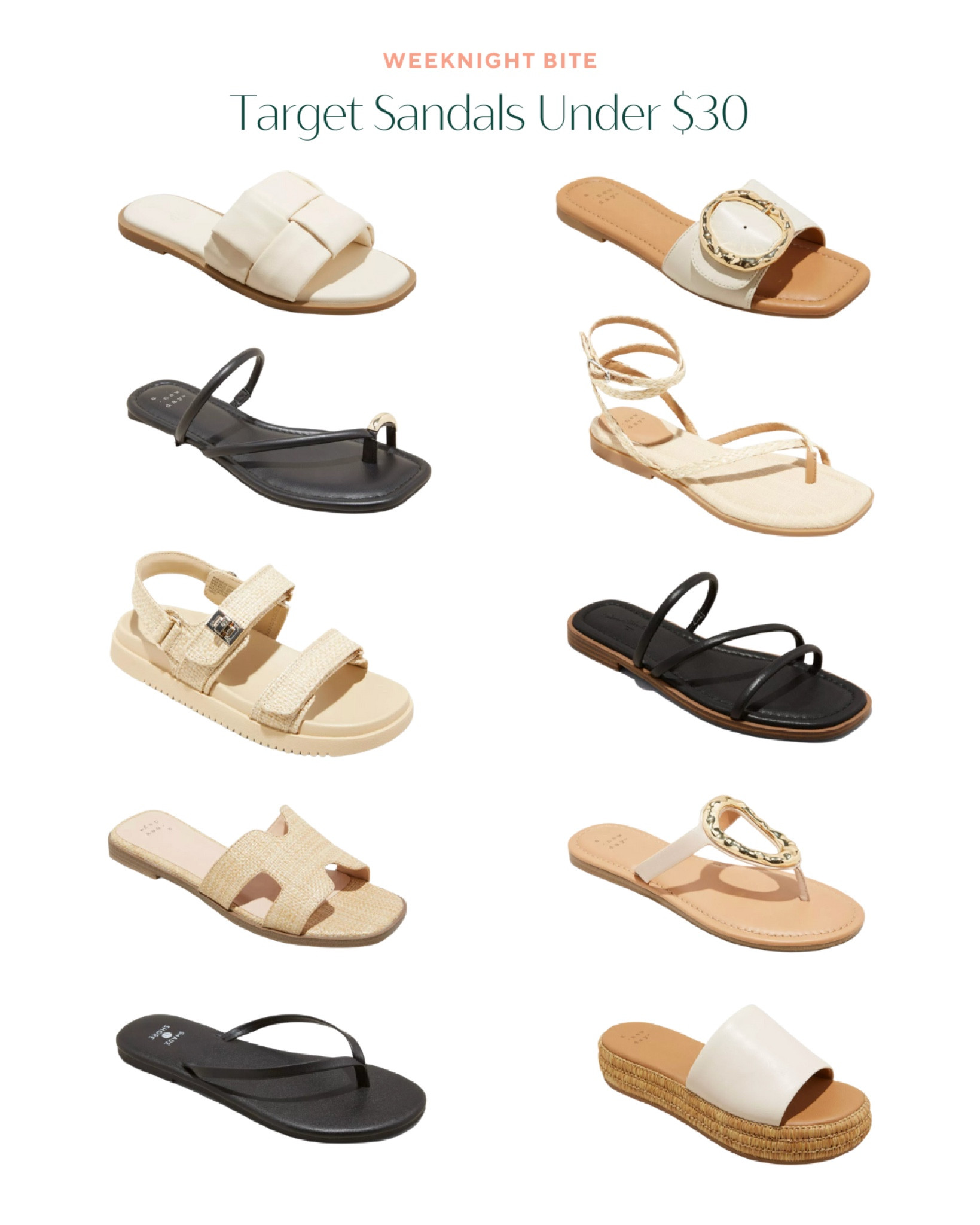 Target sandals under $30 I’m loving! ✨

#LTKFindsUnder50 #LTKShoeCrush