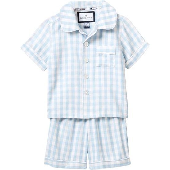 Light Blue Gingham Short Set | Maisonette