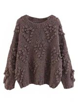 'Fia' Pom Pom Chunky Knit Sweater (3 Colors) | Goodnight Macaroon