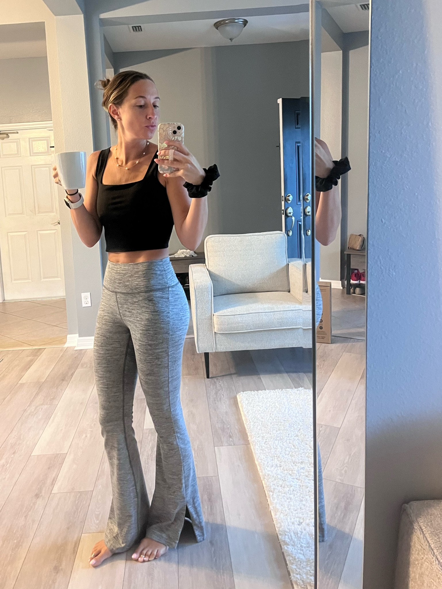 Work uniform to transition into workout 😋 Pants are Talulah and sold out!!

#LTKActive #LTKHome #LTKStyleTip