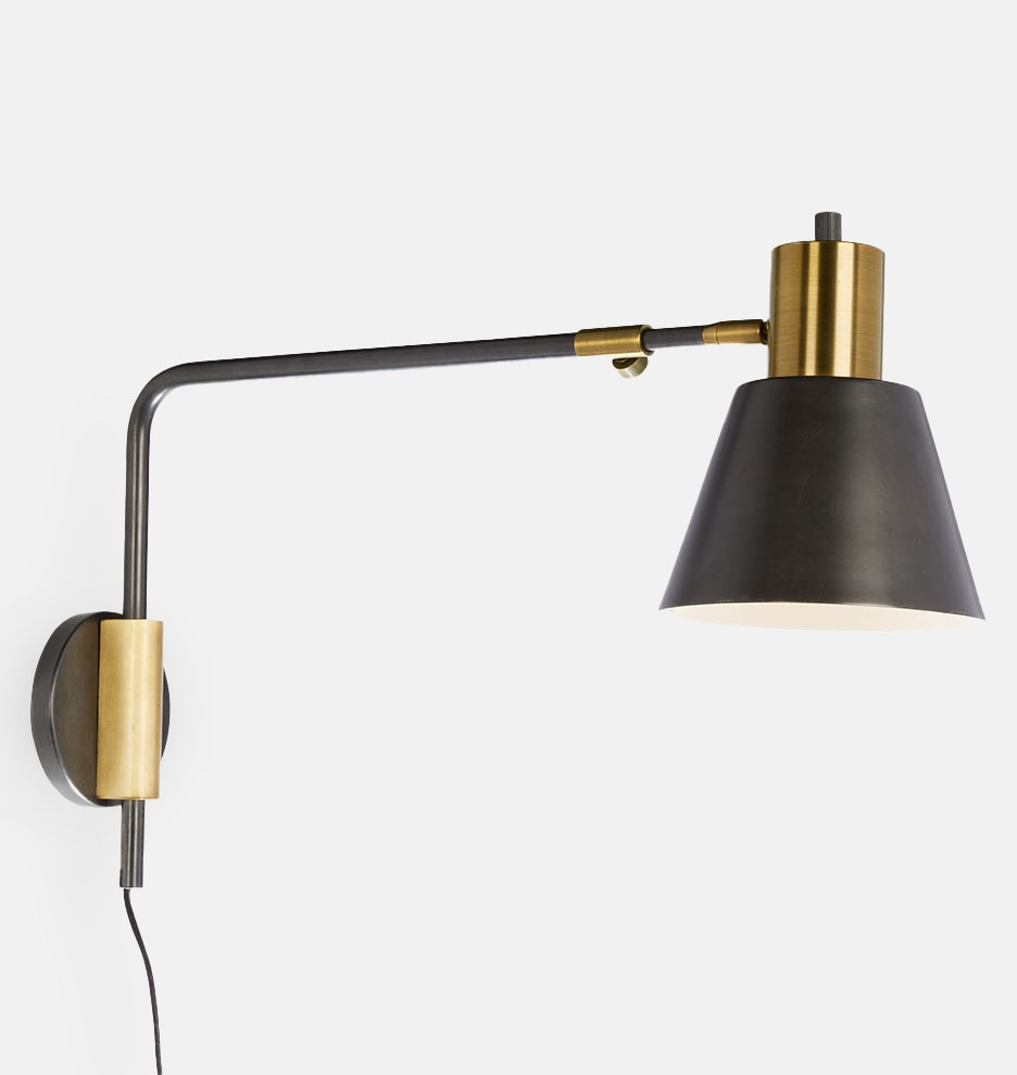 Cylinder Task Telescoping Wall Light | Rejuvenation