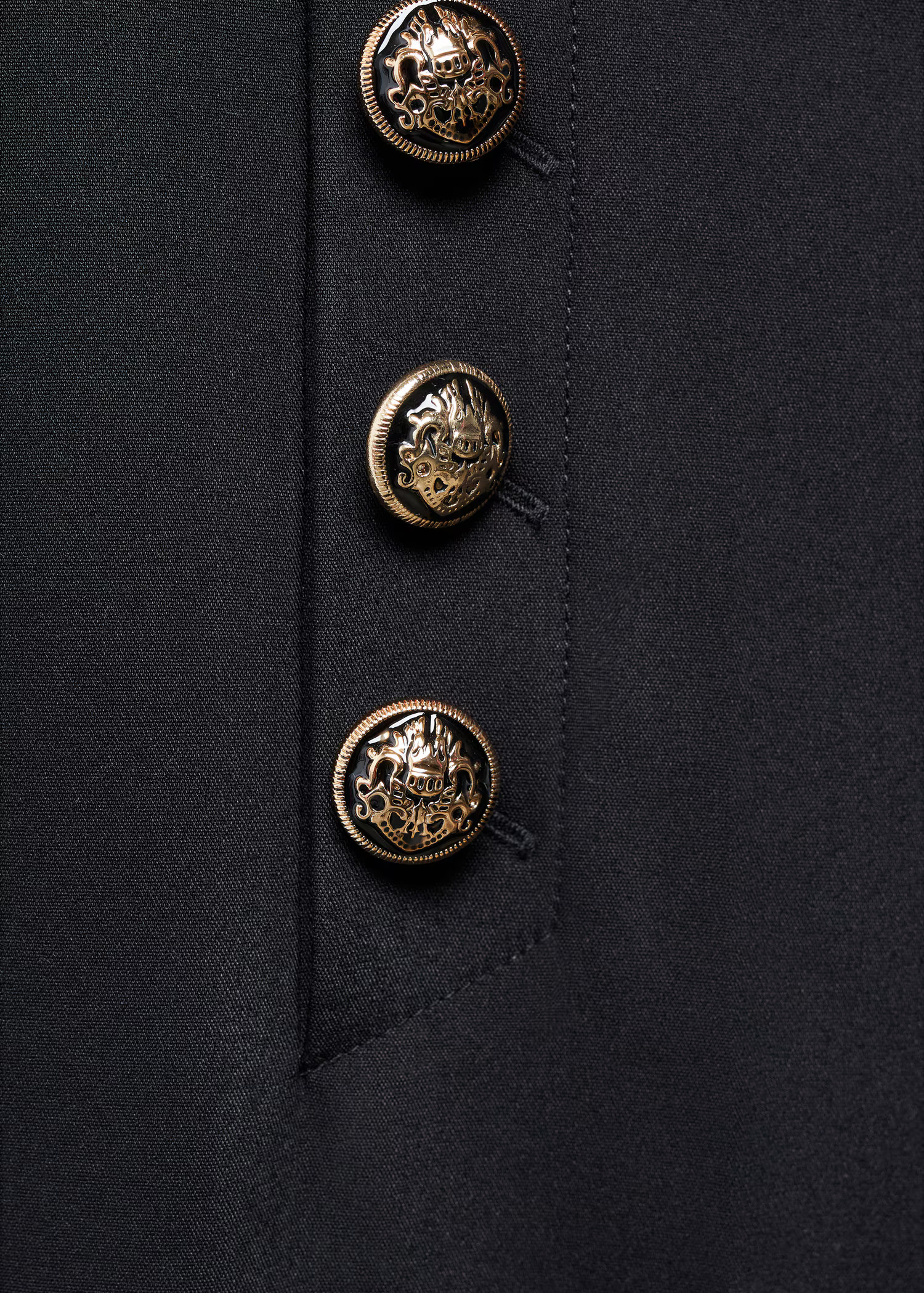 Cropped button pants | MANGO (US)