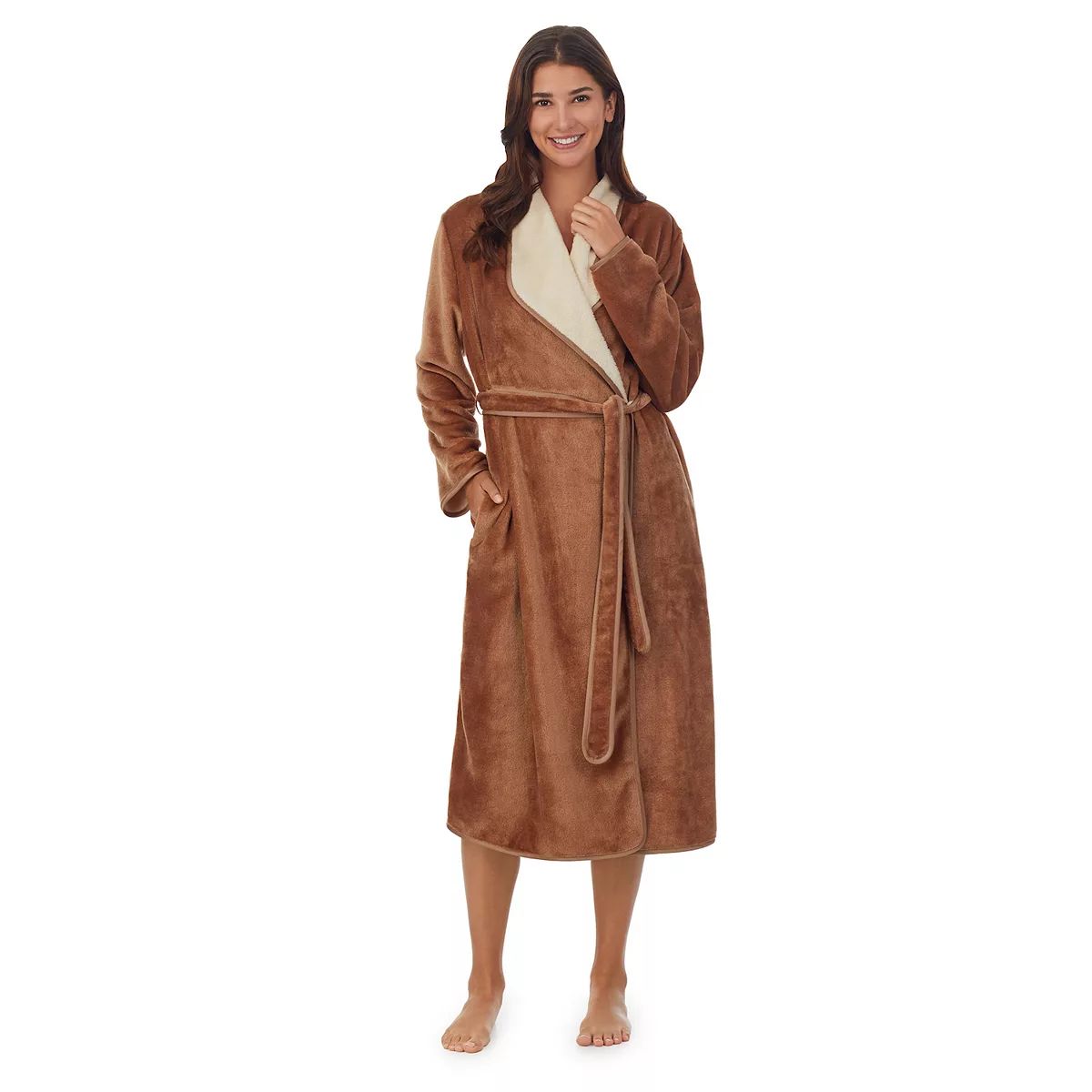 Women's Koolaburra by UGG Lightweight Plush Cascading Wrap Robe | Kohl's