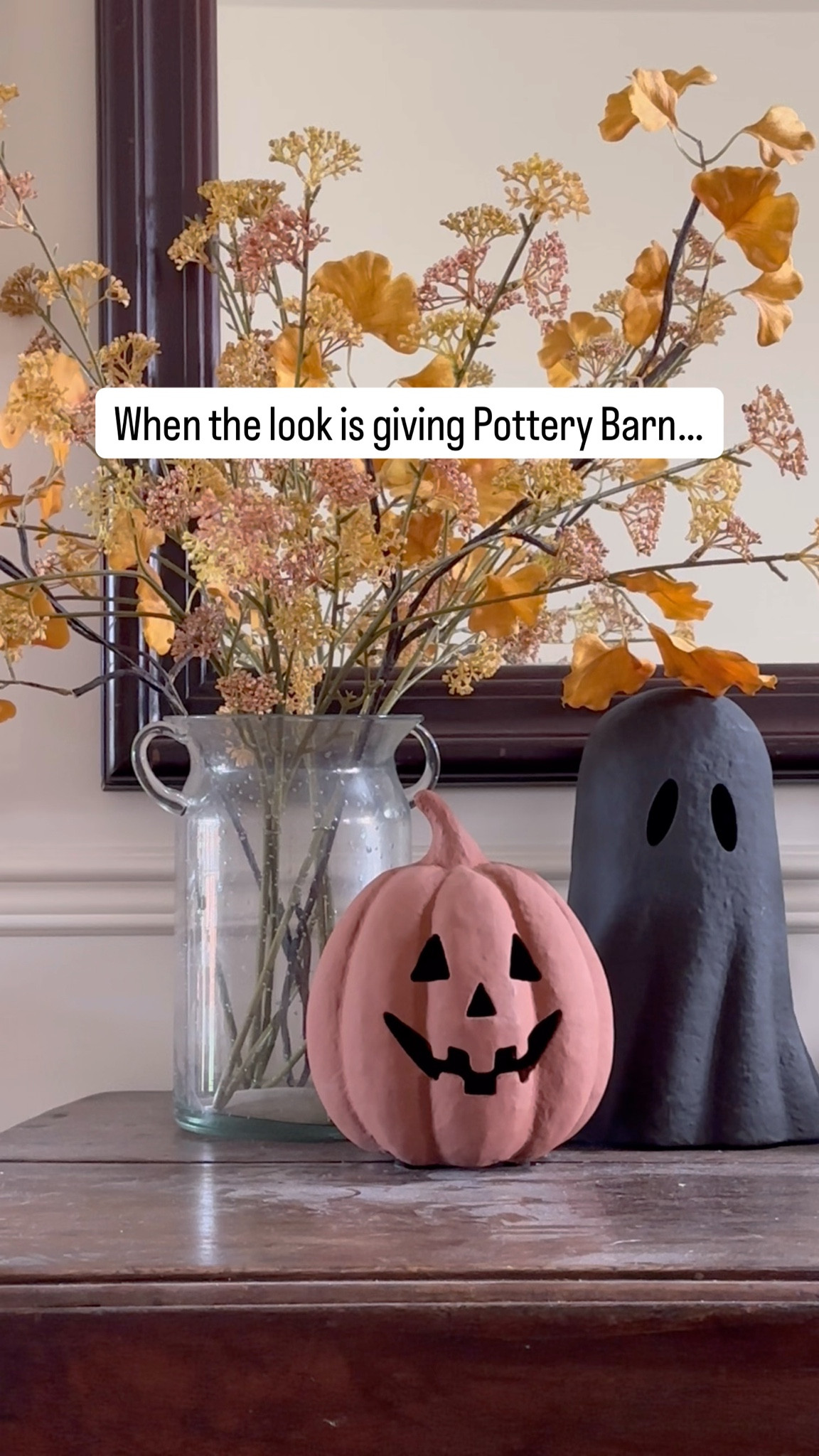 Halloween decor, Walmart Halloween, terracotta pumpkin, black ghost, paper mache brown pumpkin, paper mache ghost, look for less 

#LTKSeasonal #LTKFindsUnder50 #LTKHome