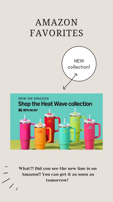 Woah! Did you see the new Stanley beat wave collection that came out today is available on Amazon!!

#LTKFindsUnder50 #LTKStyleTip #LTKSeasonal
