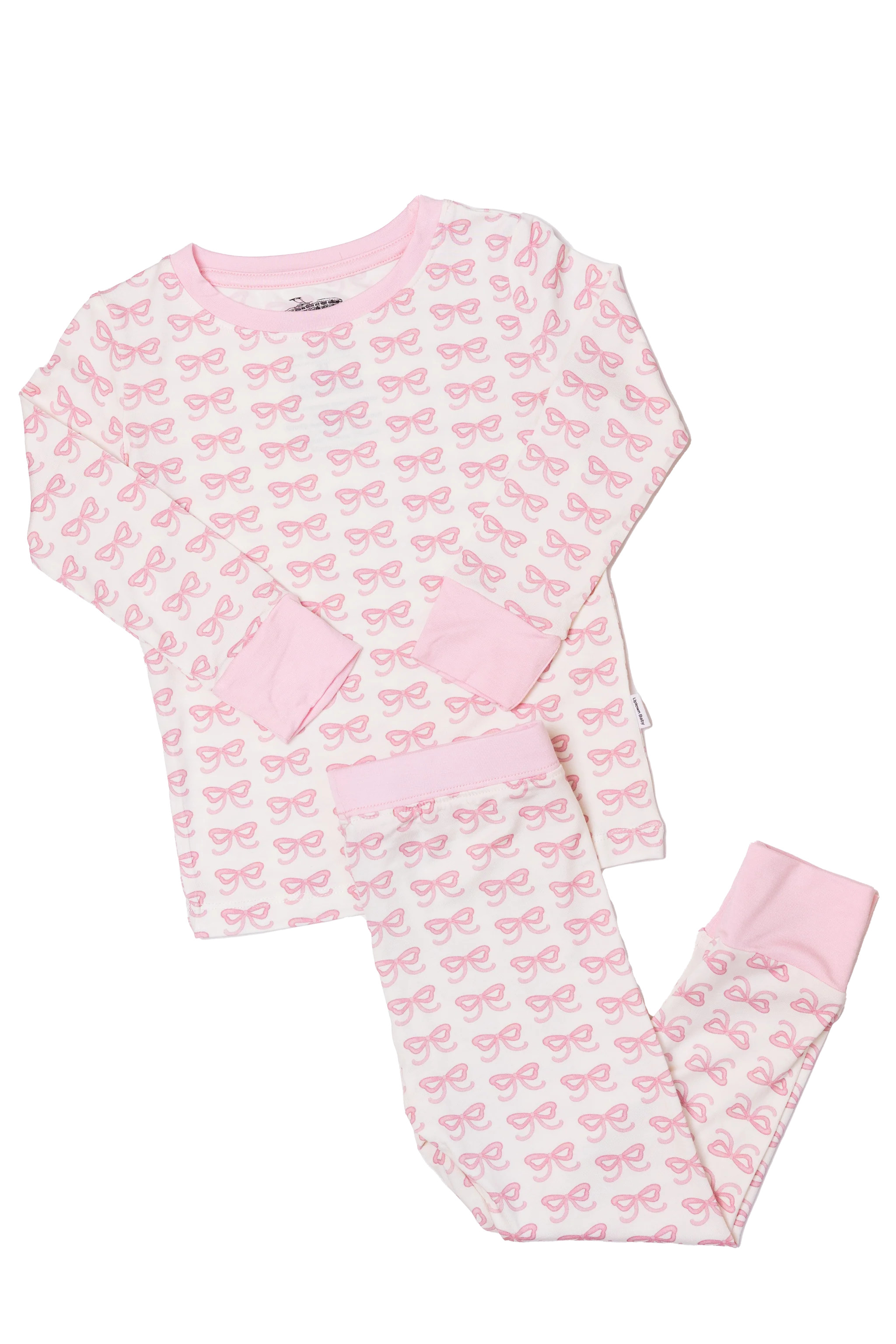 2 piece Bow Pajama | The Uptown Baby