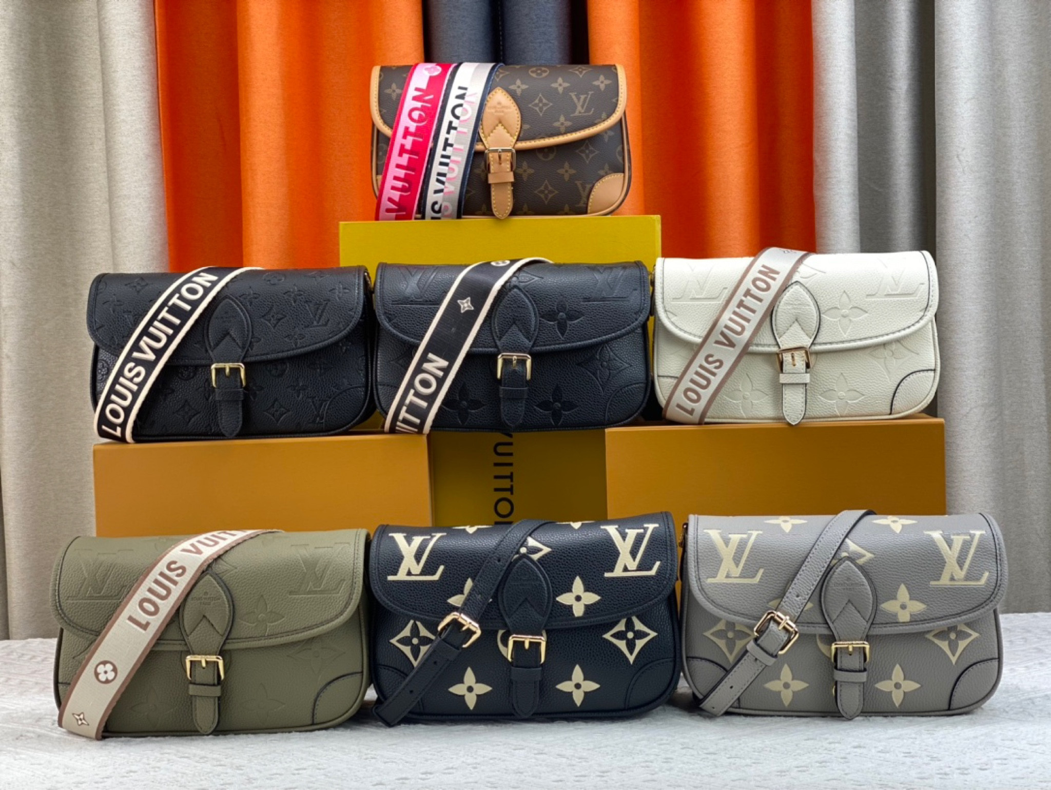Louis Vuitton Monogram Diane w/ Strap - Brown Shoulder Bags