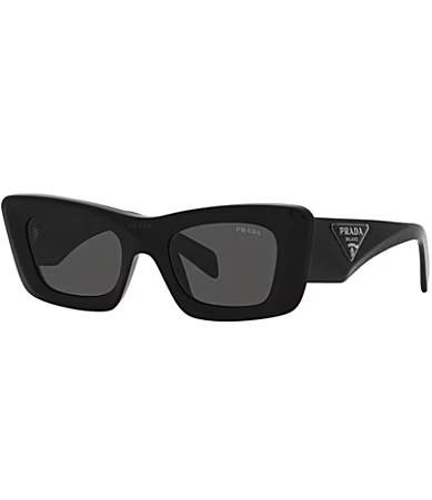 Prada Women's PR 13ZS 50mm Black Cat Eye Sunglasses - Black | Dillard's