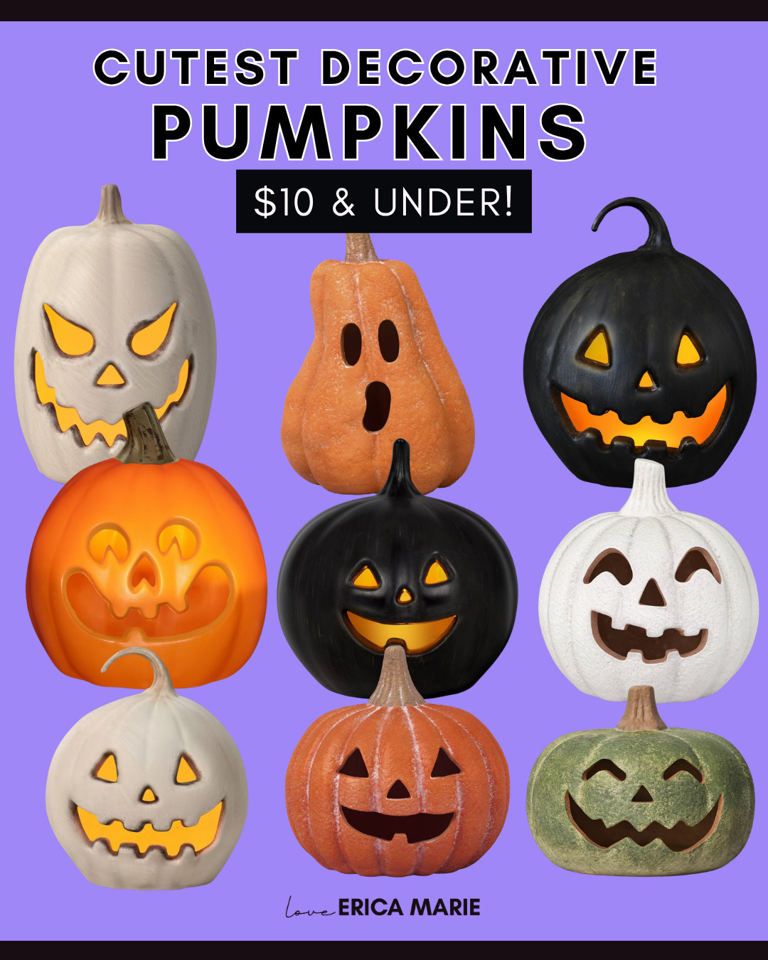 These decorative pumpkins are just the cutest! They make such a fun and festive addition to your Halloween home decor.

#HalloweenDecor #SpookySeason #FallHomeDecor #DecorativePumpkins #AutumnVibes #HolidaysAreComing 

 #LTKSeasonal #LTKSaleAlert