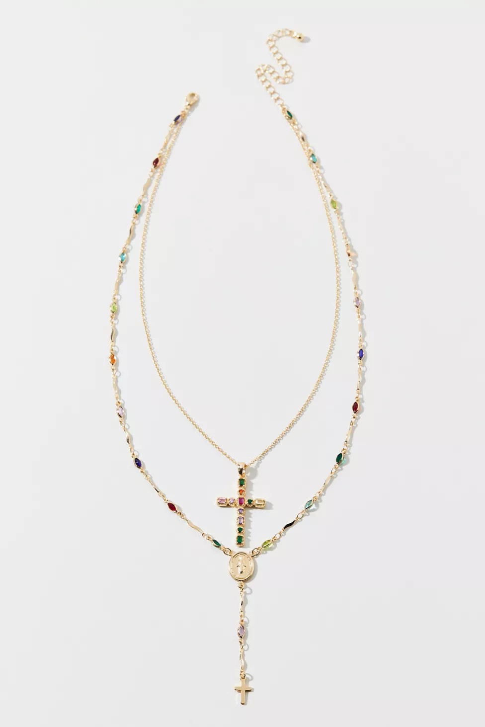 Blair Cross Layered Necklace | Urban Outfitters (US and RoW)