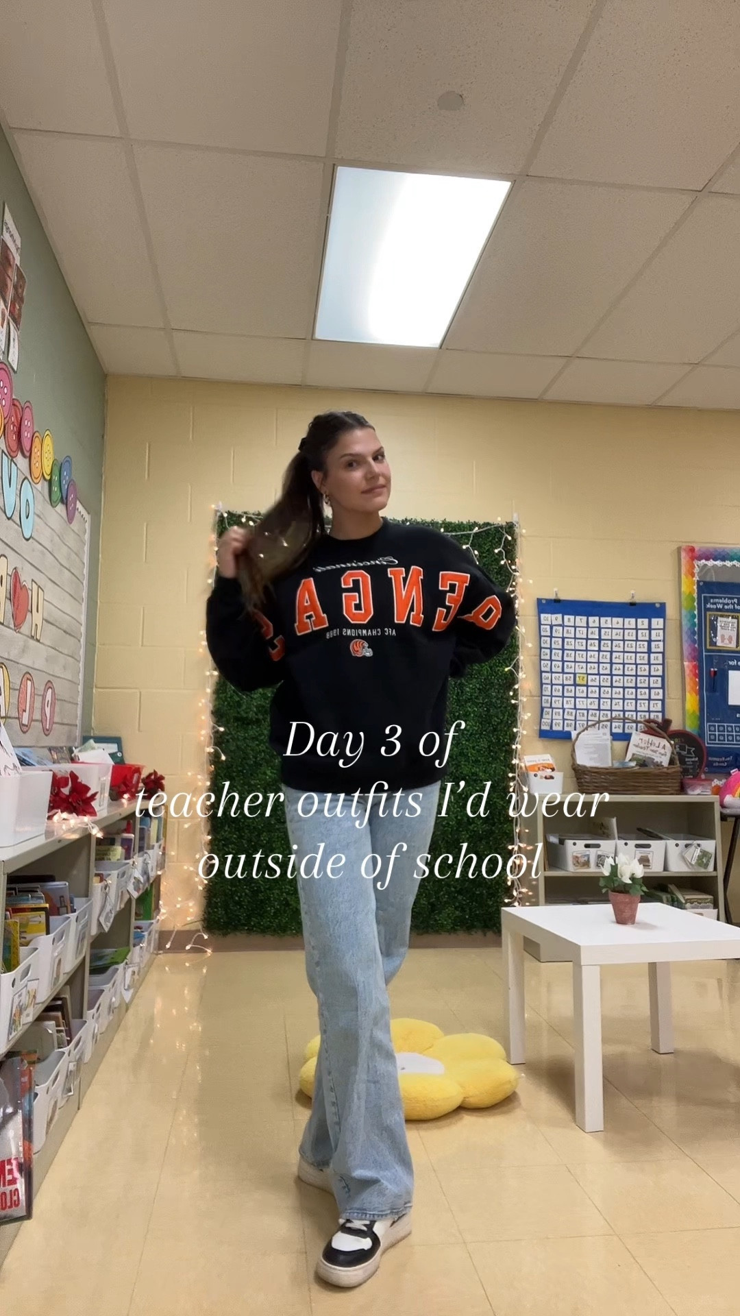 teacher outfit, ootd, teacher ootd, abercrombie sweatshirt, Abercrombie, Abercrombie mens, game day outfit, Abercrombie jeans, target shoes, fall fashion, fall outfit inspo, game day ootd, 90s denim, target style, gold jewelry, hair bow, amazon fashion 

#LTKSeasonal #LTKmens #LTKfindsunder100