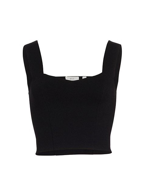 Jordana Sleeveless Cropped Top | Saks Fifth Avenue