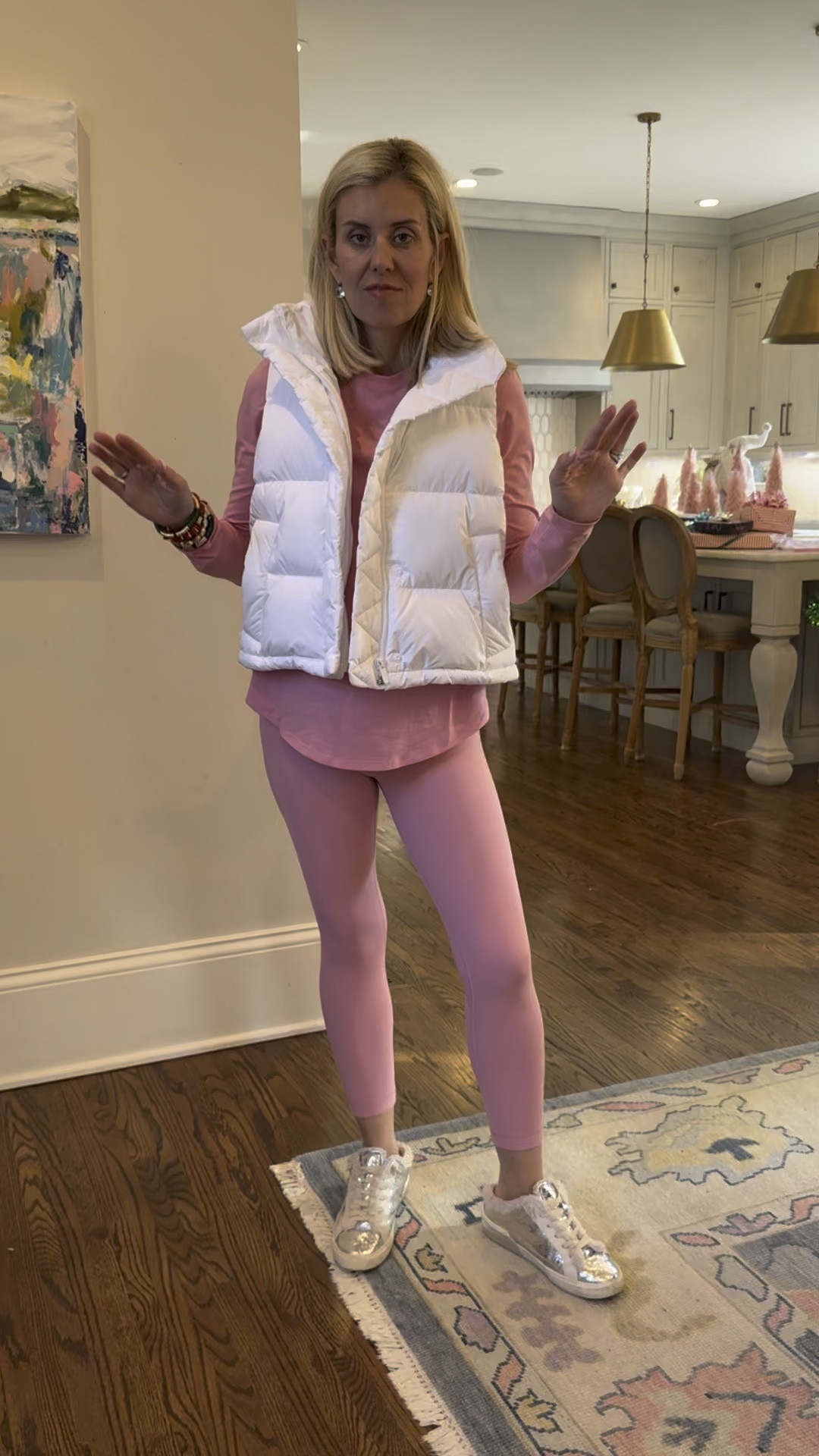Something we’re going to be living in… leggings + a tee & a puffer vest on top!

6 23inch legging
6 top
2 vest
8 shoes

+ linking my best selling socks (bc they are the best)

#LTKStyleTip #LTKGiftGuide #LTKFitness